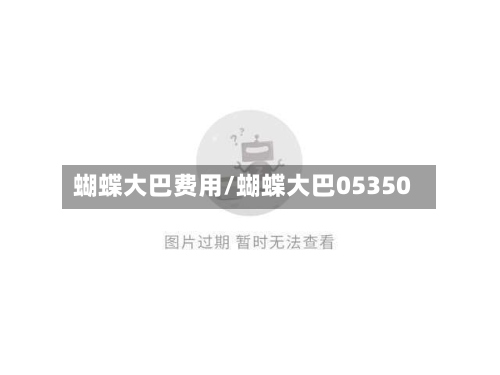 蝴蝶大巴费用/蝴蝶大巴05350-第2张图片