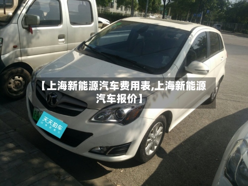 【上海新能源汽车费用表,上海新能源汽车报价】-第2张图片
