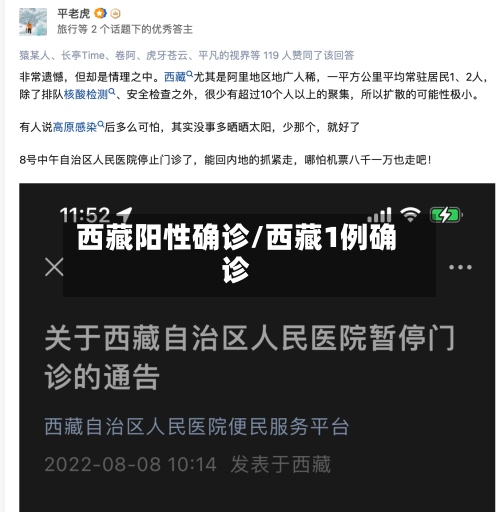 西藏阳性确诊/西藏1例确诊