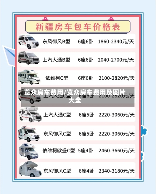 览众房车费用/览众房车费用及图片大全