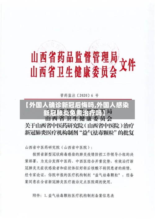 【外国人确诊新冠后悔吗,外国人感染新冠肺炎免费治疗吗】-第3张图片