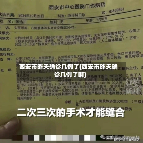 西安市昨天确诊几例了(西安市昨天确诊几例了啊)