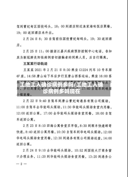 工地工人确诊病例多吗/工地工人确诊病例多吗现在-第2张图片