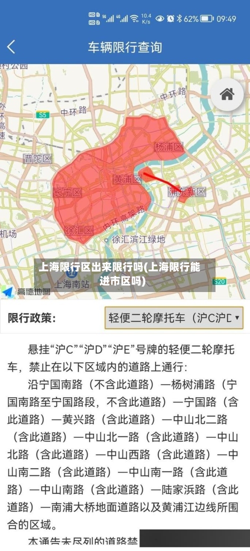 上海限行区出来限行吗(上海限行能进市区吗)-第3张图片