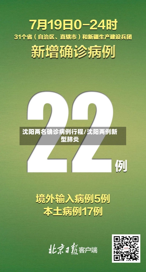 沈阳两名确诊病例行程/沈阳两例新型肺炎