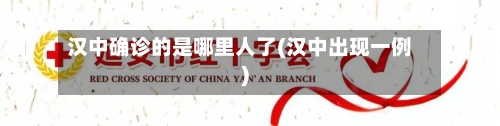 汉中确诊的是哪里人了(汉中出现一例)