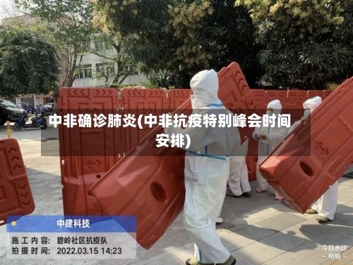 中非确诊肺炎(中非抗疫特别峰会时间安排)-第2张图片