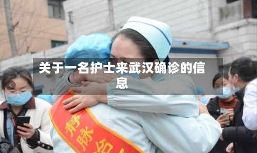 关于一名护士来武汉确诊的信息-第2张图片