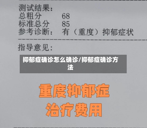 抑郁症确诊怎么确诊/抑郁症确诊方法-第2张图片