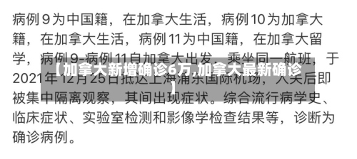 【加拿大新增确诊6万,加拿大最新确诊】-第2张图片