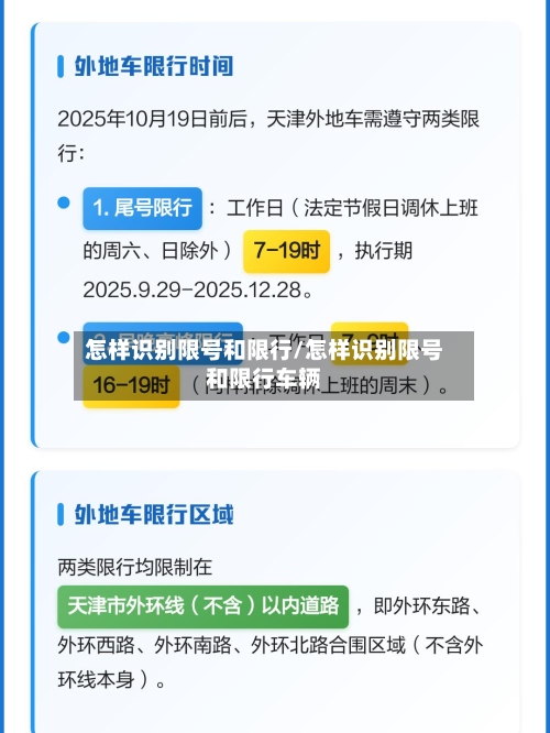 怎样识别限号和限行/怎样识别限号和限行车辆-第3张图片