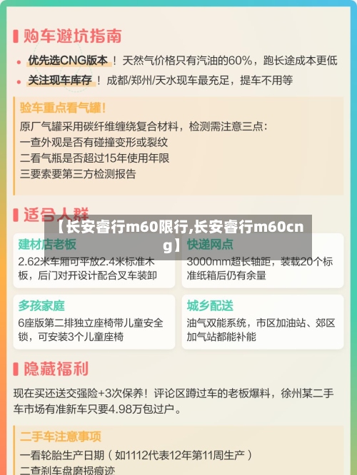 【长安睿行m60限行,长安睿行m60cng】-第3张图片