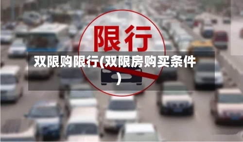 双限购限行(双限房购买条件)-第3张图片