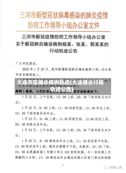大连市区确诊病例轨迹(大连确诊行程轨迹公告)-第2张图片