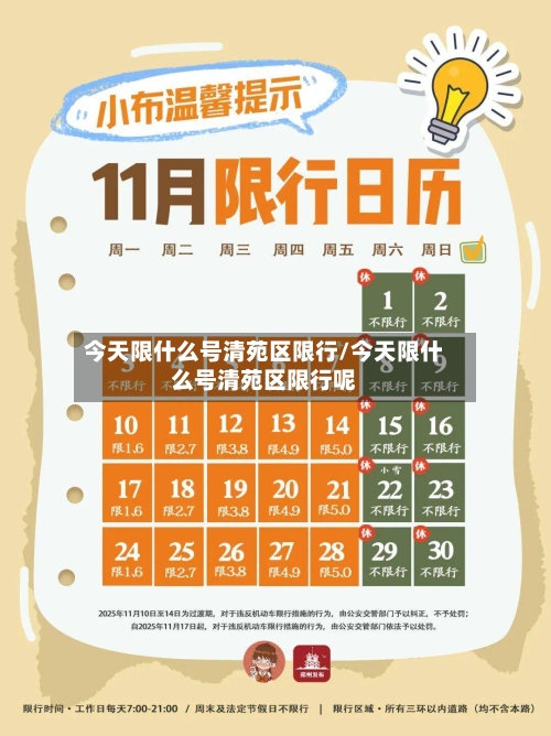 今天限什么号清苑区限行/今天限什么号清苑区限行呢-第2张图片
