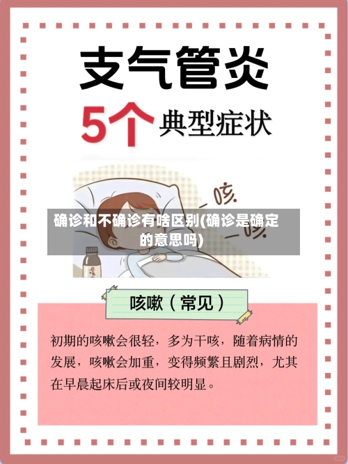 确诊和不确诊有啥区别(确诊是确定的意思吗)-第2张图片