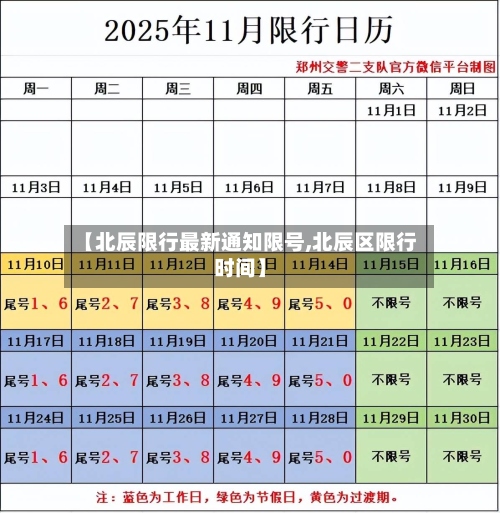 【北辰限行最新通知限号,北辰区限行时间】-第2张图片