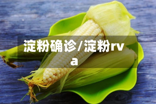 淀粉确诊/淀粉rva