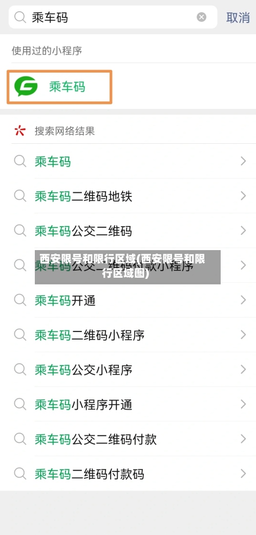 西安限号和限行区域(西安限号和限行区域图)-第3张图片