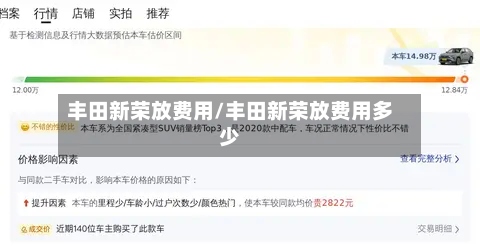 丰田新荣放费用/丰田新荣放费用多少-第2张图片