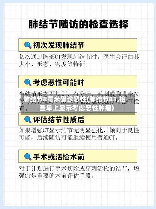 肺结节8毫米确诊恶性(肺结节83,检查单上显示考虑恶性肿瘤)-第2张图片