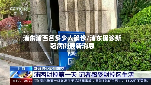 浦东浦西各多少人确诊/浦东确诊新冠病例最新消息-第3张图片