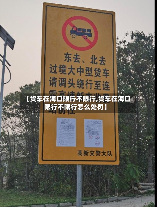 【货车在海口限行不限行,货车在海口限行不限行怎么处罚】-第3张图片