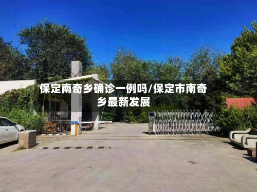 保定南奇乡确诊一例吗/保定市南奇乡最新发展-第2张图片