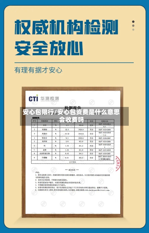 安心包限行/安心包资费是什么意思会收费吗