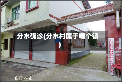 分水确诊(分水村属于哪个镇)-第2张图片