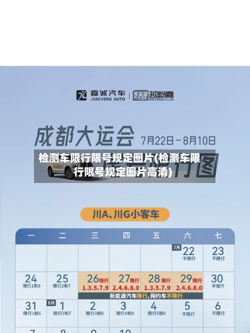 检测车限行限号规定图片(检测车限行限号规定图片高清)