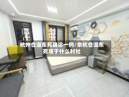 杭州仓溢东苑确诊一例/余杭仓溢东苑属于什么村社