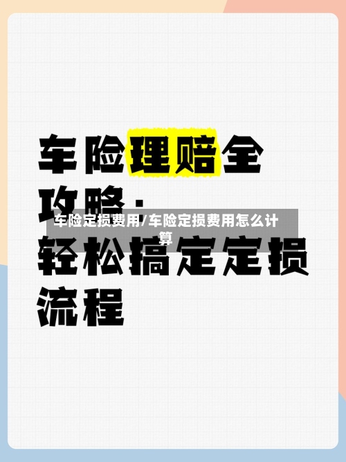 车险定损费用/车险定损费用怎么计算