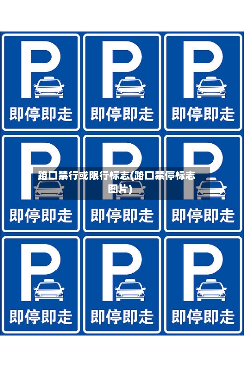 路口禁行或限行标志(路口禁停标志图片)-第3张图片