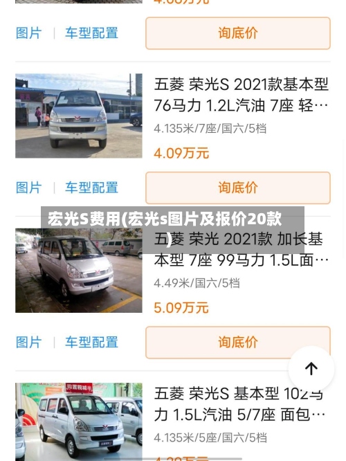 宏光S费用(宏光s图片及报价20款)-第2张图片
