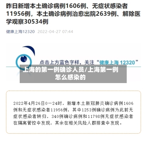 上海的第一例确诊人员/上海第一例怎么感染的