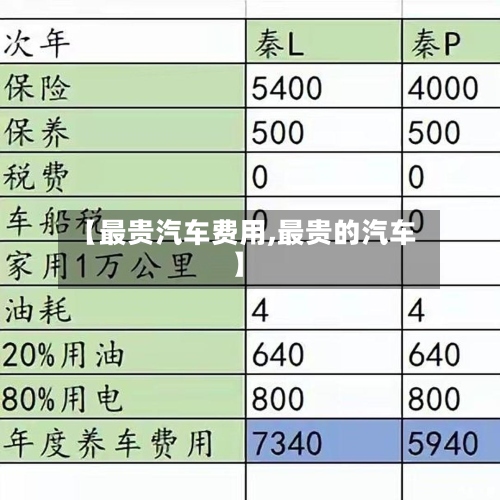 【最贵汽车费用,最贵的汽车】