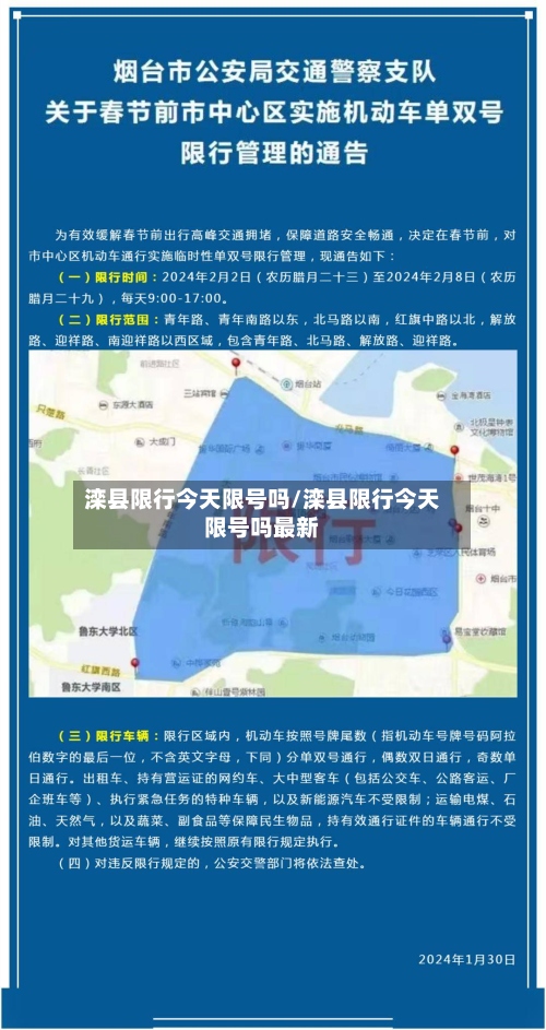 滦县限行今天限号吗/滦县限行今天限号吗最新-第2张图片