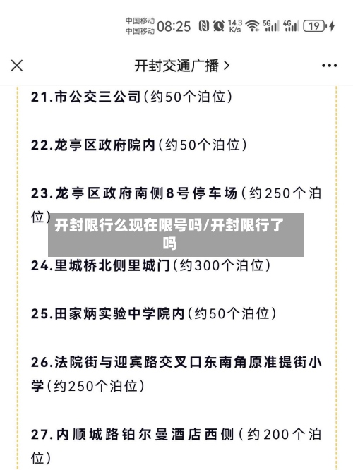 开封限行么现在限号吗/开封限行了吗-第2张图片