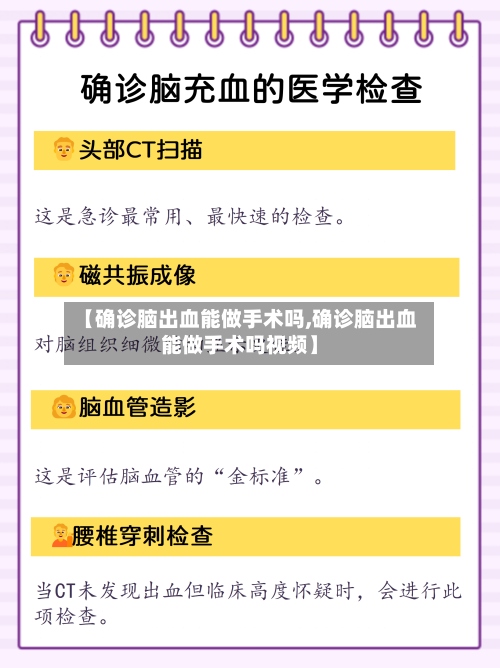 【确诊脑出血能做手术吗,确诊脑出血能做手术吗视频】