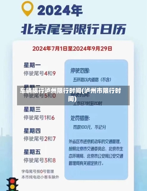 车辆限行泸州限行时间(泸州市限行时间)