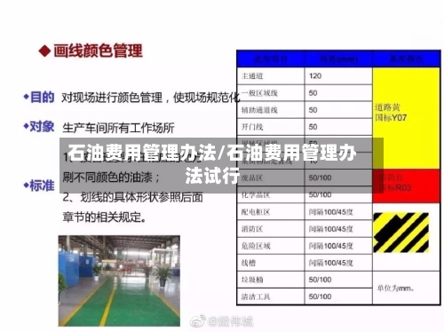 石油费用管理办法/石油费用管理办法试行