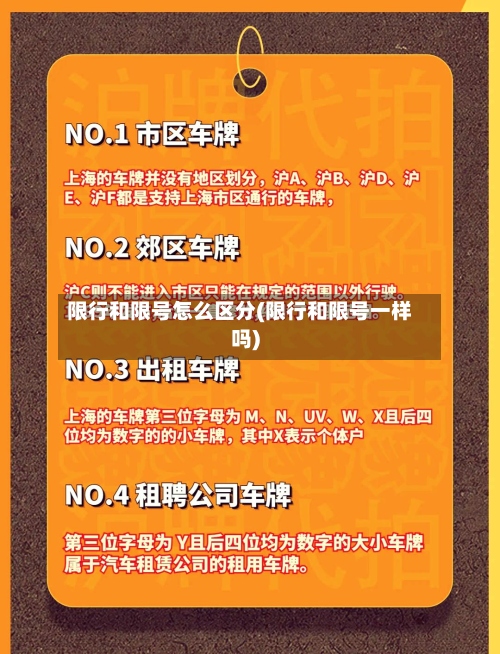 限行和限号怎么区分(限行和限号一样吗)-第2张图片