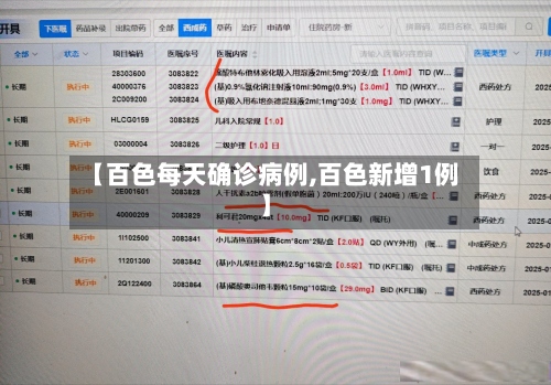 【百色每天确诊病例,百色新增1例】-第3张图片