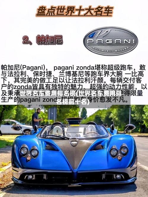 世界名车费用排名榜(世界名车费用排名榜前十名)