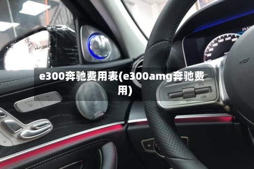 e300奔驰费用表(e300amg奔驰费用)