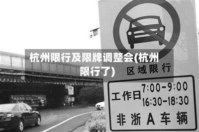 杭州限行及限牌调整会(杭州限行了)