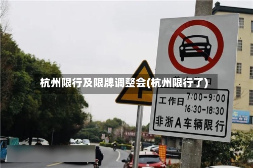 杭州限行及限牌调整会(杭州限行了)-第2张图片