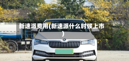 新速派费用(新速派什么时候上市)