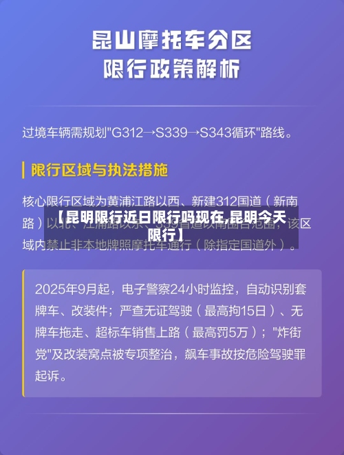【昆明限行近日限行吗现在,昆明今天限行】